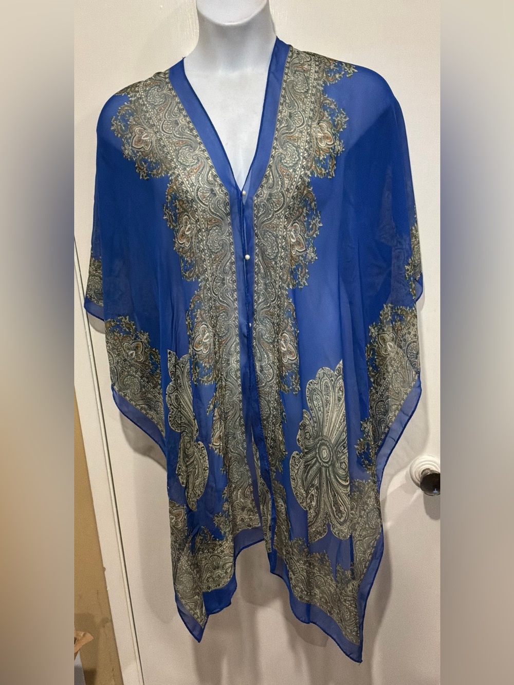 Boho scarf poncho